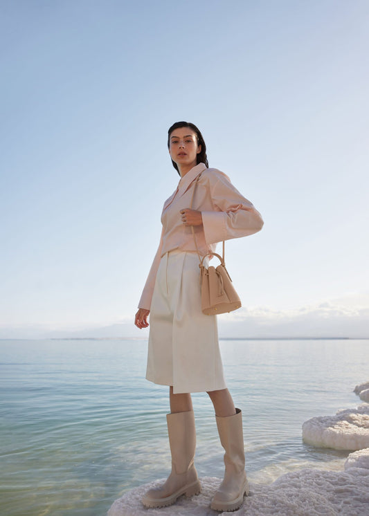 Numéro Huit Mini – Beige Texturé