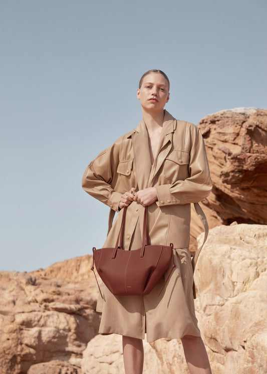 Cyme Mini – Cognac texturé