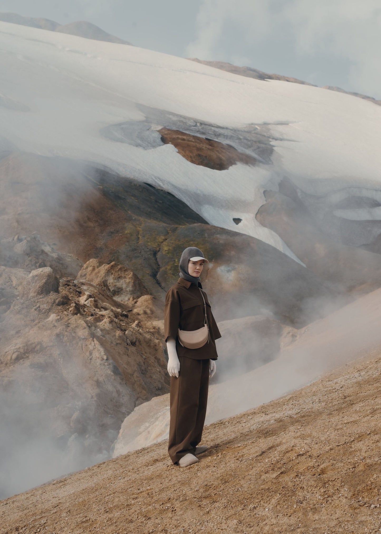 Numéro Dix – Crocodile Nubuck Taupe