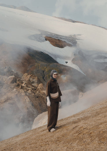 Numéro Dix – Crocodile Nubuck Taupe