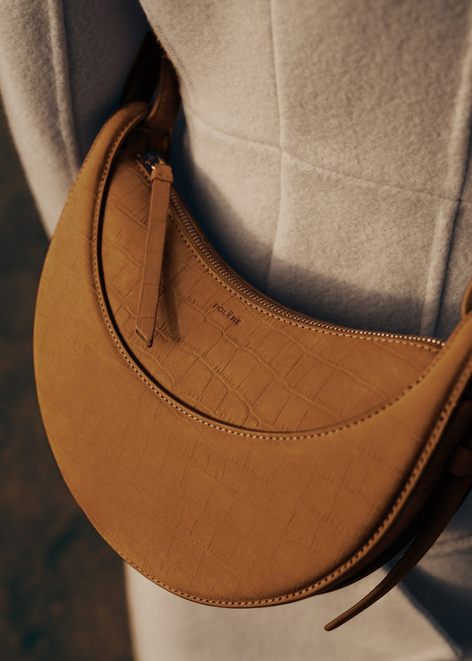 Numéro Dix – Crocodile Nubuck Cannelle