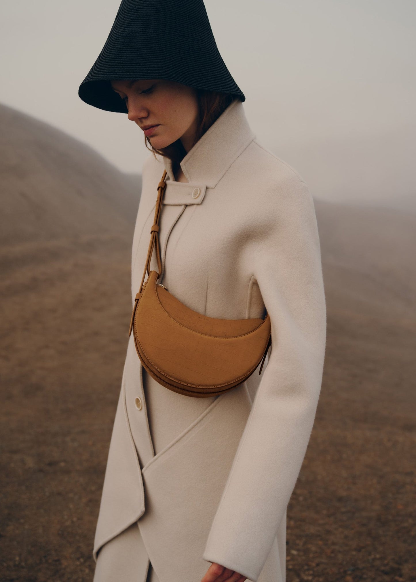 Numéro Dix – Crocodile Nubuck Cannelle