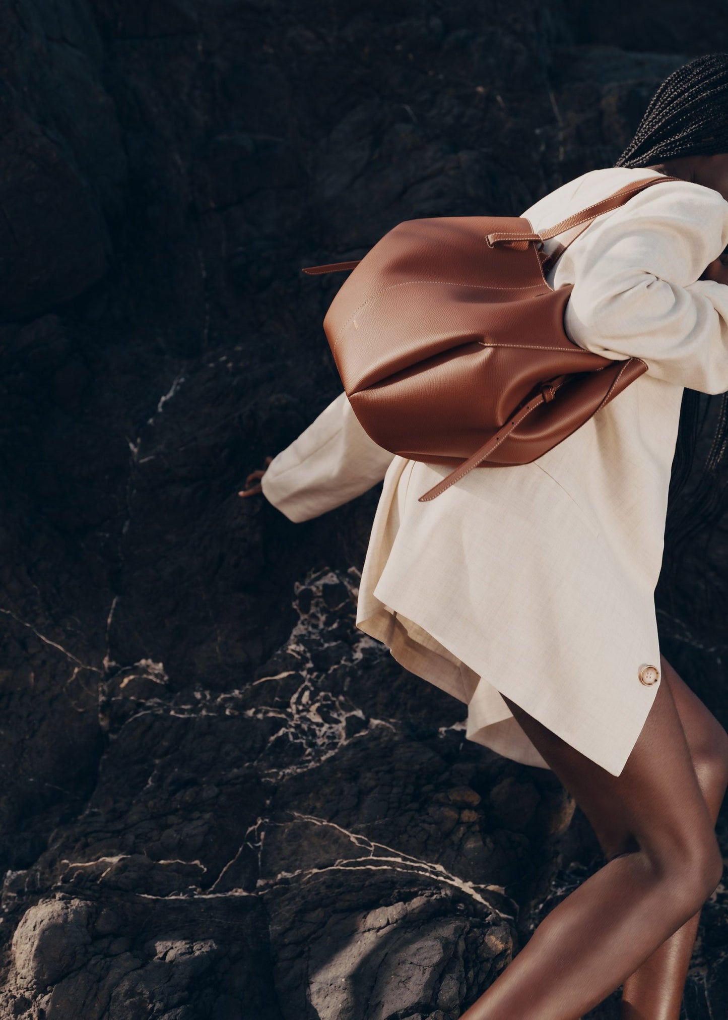 Cyme – Cognac texturé