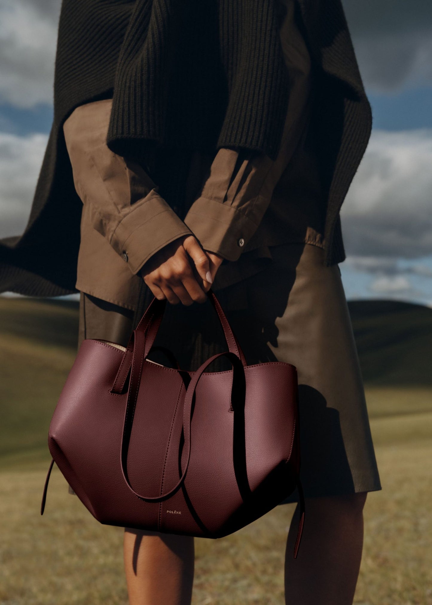 Cyme Mini – Cerise noire texturée